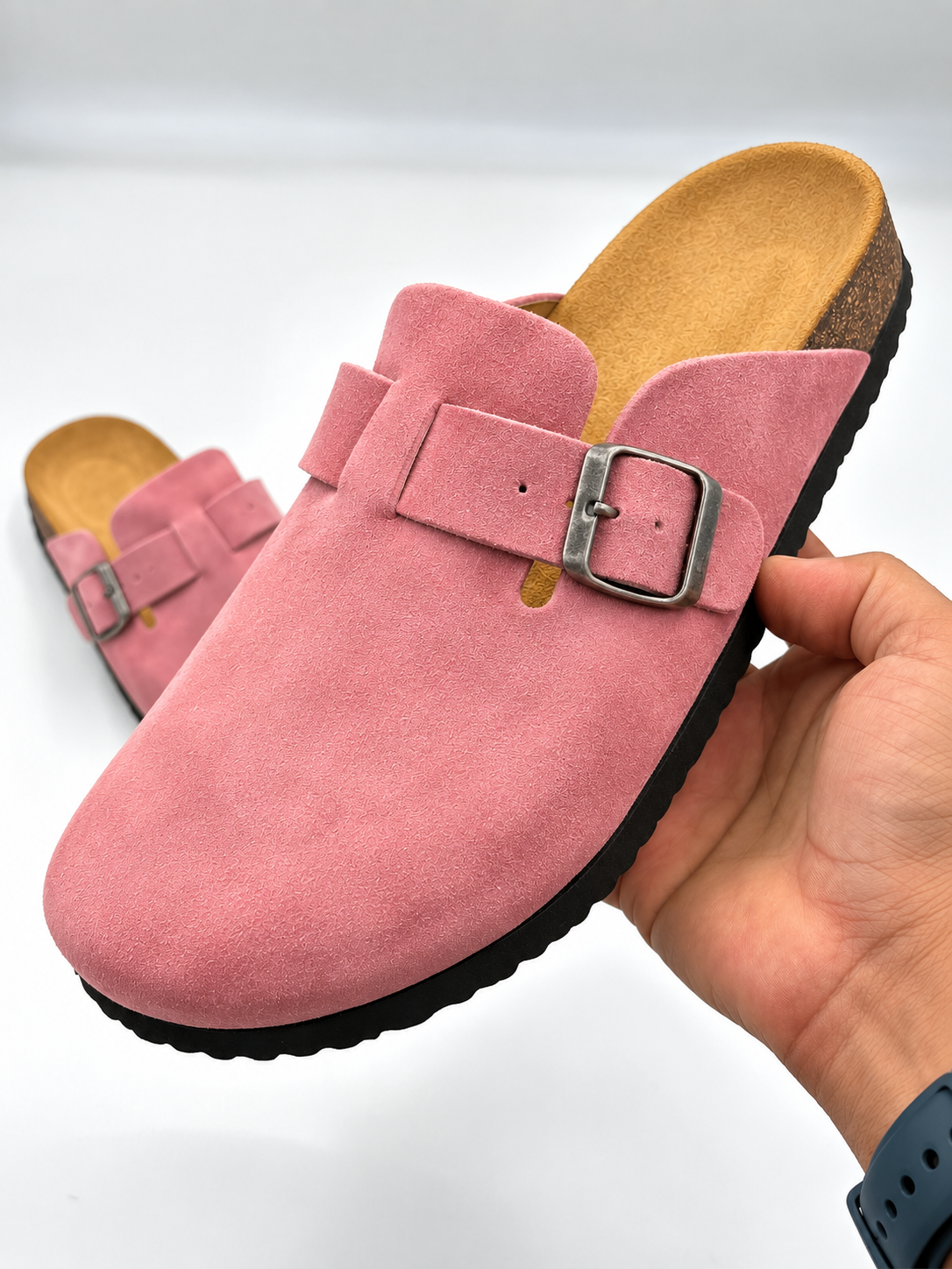 Sabot Sabotik Rose Daim